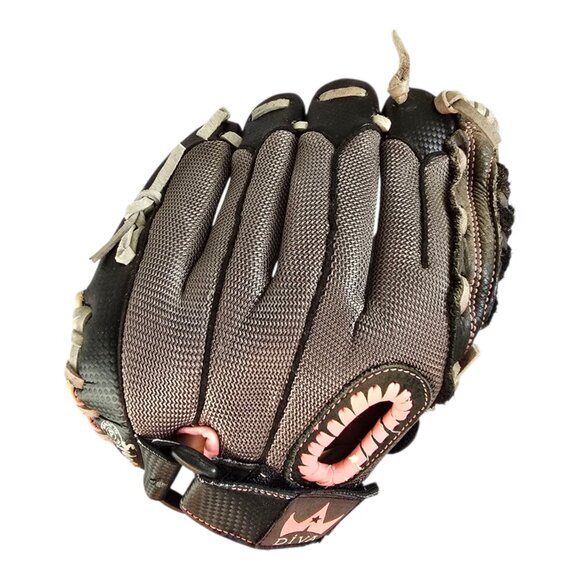 Louisville Slugger 11.5” Baseball Glove Black Pink Diva Series DV1150 RH Throw - Picture 3 of 9